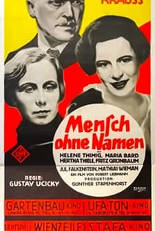 Mensch Ohne Namen (1932) afişi