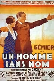 Un Homme Sans Nom (1932) afişi
