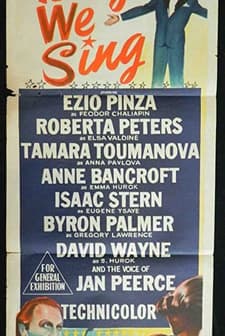 Tonight We Sing (1953) afişi