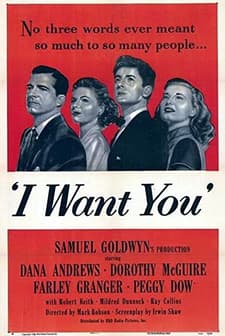 I Want You (1951) afişi