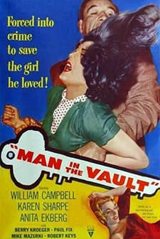 Man In The Vault (1956) afişi