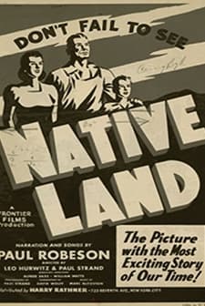 Native Land (1942) afişi