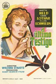 Der letzte Zeuge (1960) afişi