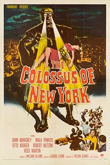 The Colossus Of New York (1958) afişi