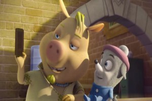 Unstable Fables: 3 Pigs & A Baby Fotoğrafı