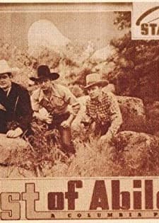 West Of Abilene (1940) afişi