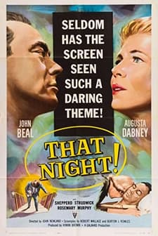That Night! (1957) afişi