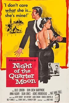 Night Of The Quarter Moon (1959) afişi