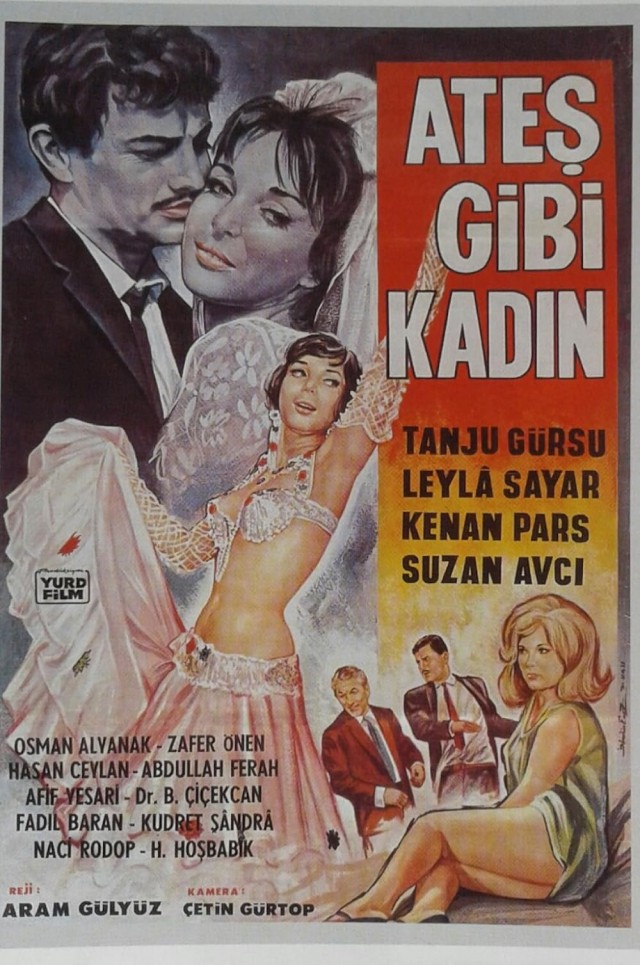 Ateş Gibi Kadın (1965) afişi
