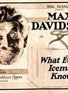 What Every Iceman Knows (1927) afişi