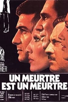 Un Meurtre Est Un Meurtre (1972) afişi