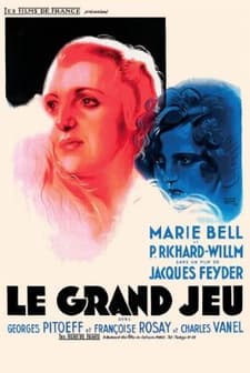 Le Grand Jeu (1934) afişi