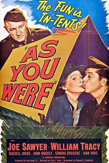 As You Were (1951) afişi