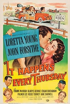 It Happens Every Thursday (1953) afişi