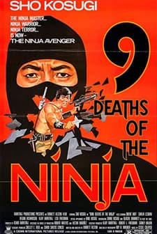 Nine Deaths Of The Ninja (1985) afişi