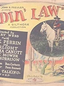 Ridin' Law (1930) afişi