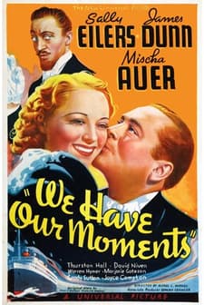 We Have Our Moments (1937) afişi