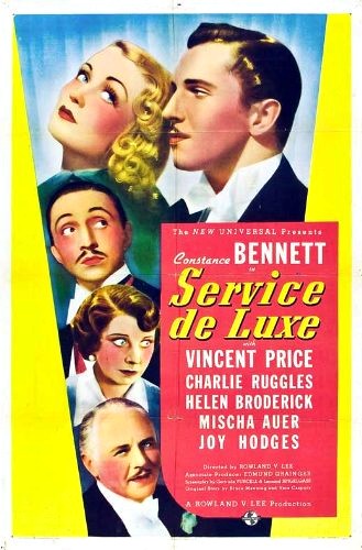 Service De Luxe (1938) afişi
