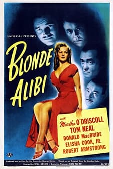 Blonde Alibi (1946) afişi