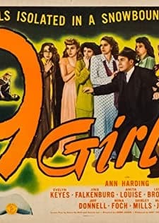 Nine Girls (1944) afişi