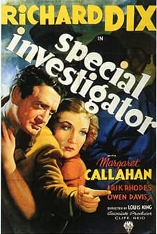 Special ınvestigator (1936) afişi