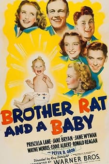 Brother Rat And A Baby (1940) afişi