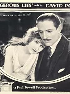Dangerous Lies (1921) afişi