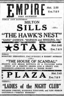 The Hawk's Nest (1928) afişi