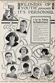 Wildness Of Youth (1922) afişi