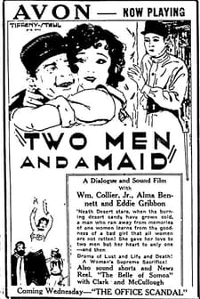 Two Men And A Maid (1929) afişi