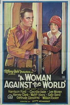 A Woman Against The World (1928) afişi
