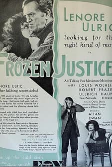 Frozen Justice (1929) afişi