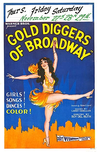 Gold Diggers Of Broadway (1929) afişi