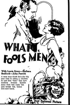 What Fools Men (1925) afişi