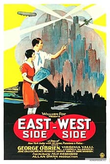 East Side, West Side (1927) afişi