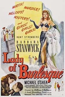 Lady Of Burlesque (1943) afişi