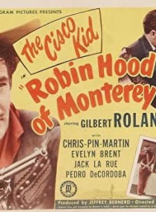 Robin Hood Of Monterey (1947) afişi