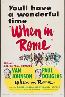When In Rome (1952) afişi