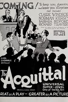 The Acquittal (1923) afişi