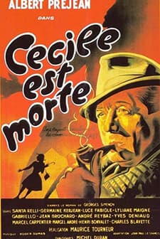Cécile Est Morte! (1944) afişi