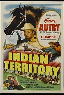 Indian Territory (1950) afişi