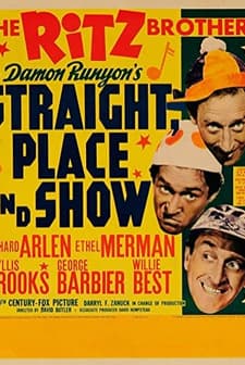 Straight Place And Show (1938) afişi