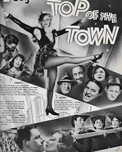 Top Of The Town (1937) afişi