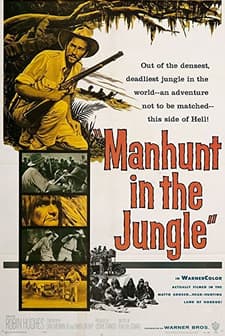 Manhunt In The Jungle (1958) afişi