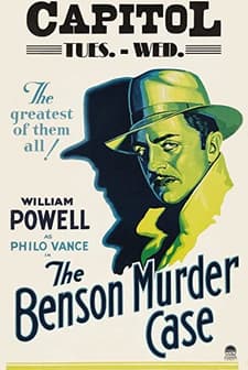 The Benson Murder Case (1930) afişi