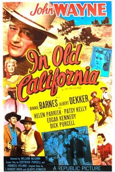 In Old California (1942) afişi