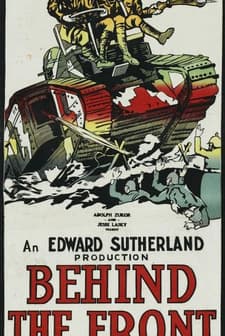 Behind The Front (1926) afişi