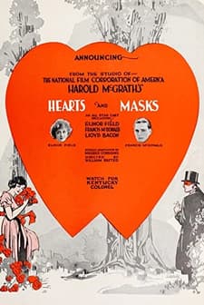 Hearts And Masks(') (1921) afişi