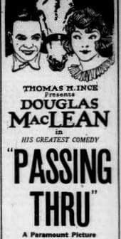 Passing Through (1921) afişi