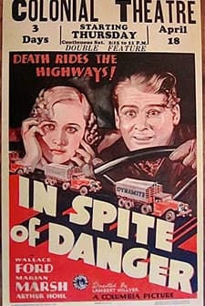 In Spite Of Danger (1935) afişi